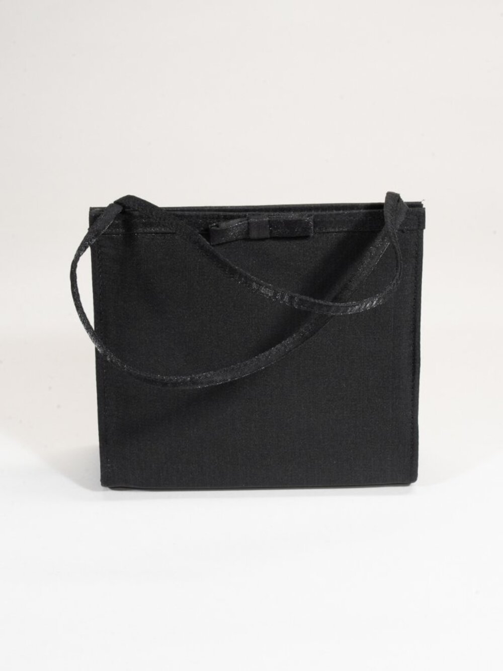 Black Satin Evening Petite Pocketbook